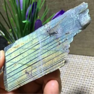 Gorgeous Labradorite Half Polished